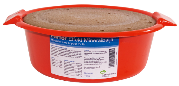 Mineralbalja får 10kg